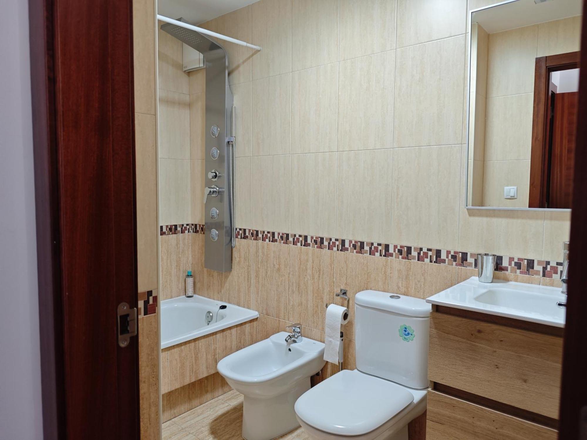 Piso Fachada Maritima Exclusive Deluxe Center Apartment Porto do Son Luaran gambar